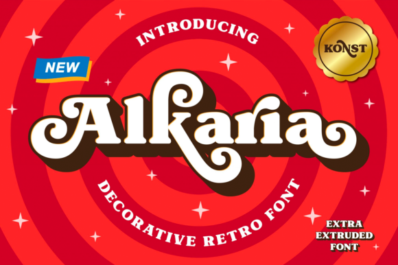 Alkaria: A Retro Display Font for Timeless Editorial Design