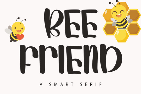 Bee Friend: A Quirky Display Font for Creative Branding