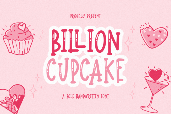 Billion Cupcake Font for Bold Web Design
