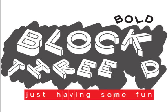 Block3D Bold for Modern Craft Projects and Display Needs