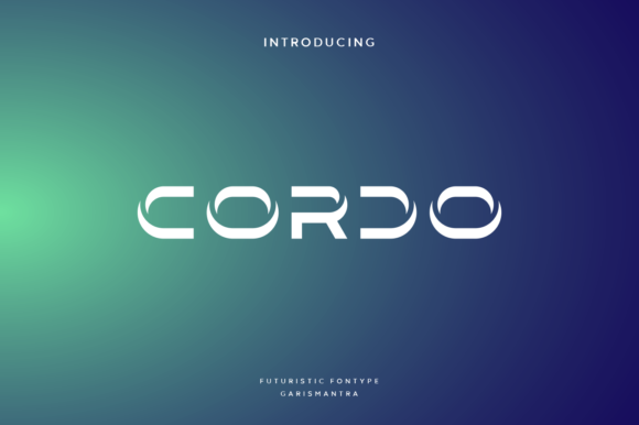 Cordo: A Font That Brings Tech Meets Craft to Your Creations