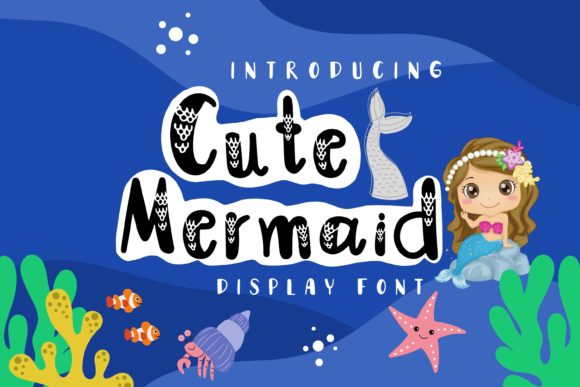 Cute Mermaid Font Review and Download