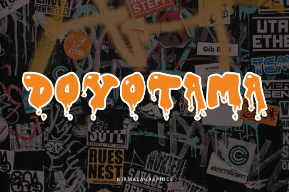 Doyotama: The Spooky Display Font for Bold Campaigns
