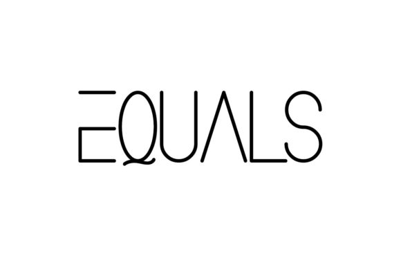 Equals: A Modern Display Font for Digital Marketing
