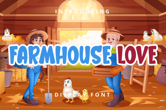 Farmhouse Love: A Design Font for Authentic Branding