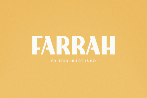 Farrah Font for Bold and Memorable Branding