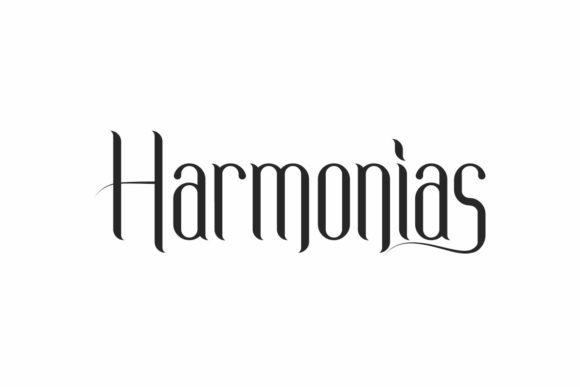 Harmonias: A Delicate Display Font for Elegant Editorial Design