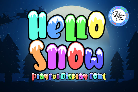 Hello Snow: A Playful Font for Branding and Design