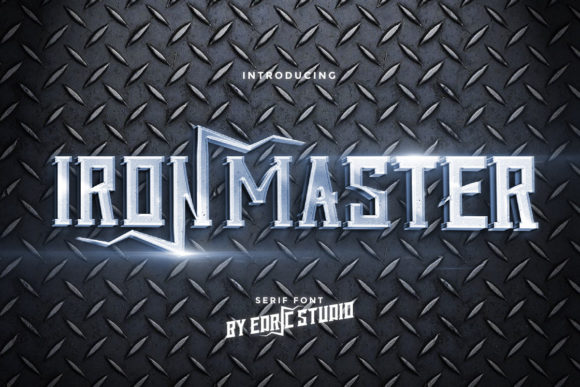 Iron Master Font for Bold Branding and Futuristic Design