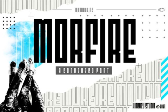Morfire: A Bold Display Font for Impactful Branding and Campaigns