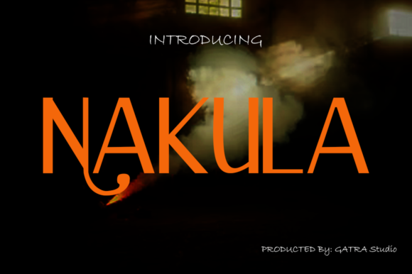 Nakula: A Playful Display Font for Creative Branding