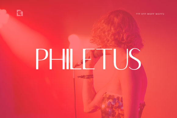 Philetus: A Modern Display Font for Digital Creatives