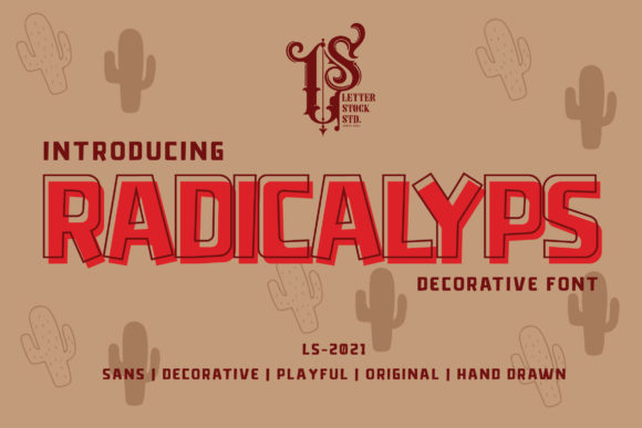 Radicalyps: A Bold Display Font for Dynamic Campaigns