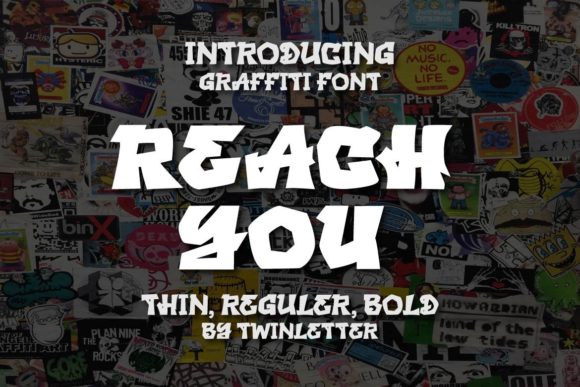 Reach You Font for Bold Editorial Design
