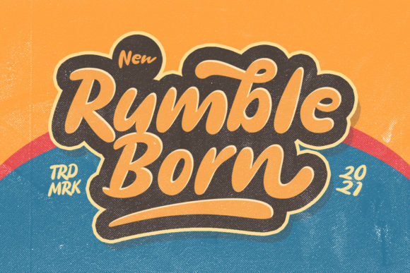 Rumble Born: The Bold Display Font for Memorable Branding