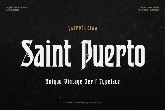 Saint Puerto: The Display Font That Elevates Your Brand’s Visual Identity