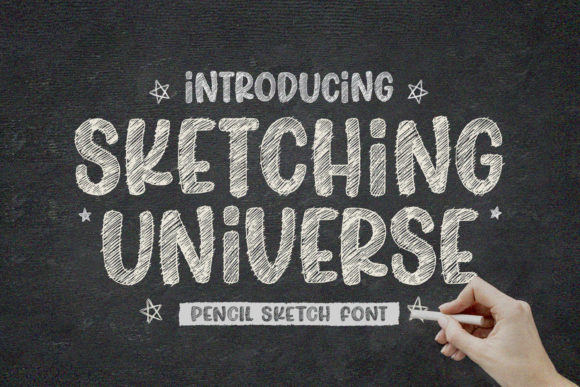 Sketching Universe: A Display Font for Memorable Branding
