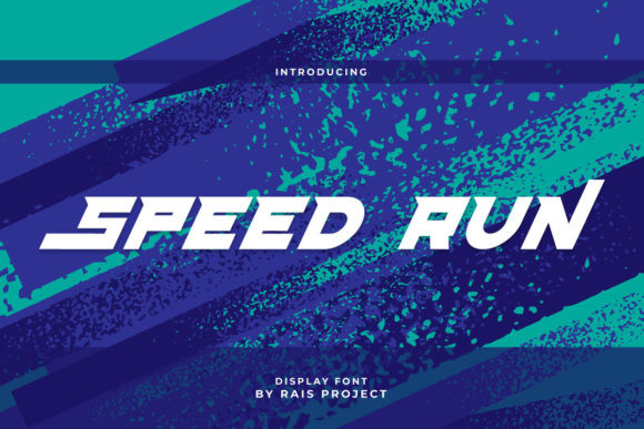 Speed Run: A Bold Display Font for Dynamic Web Design