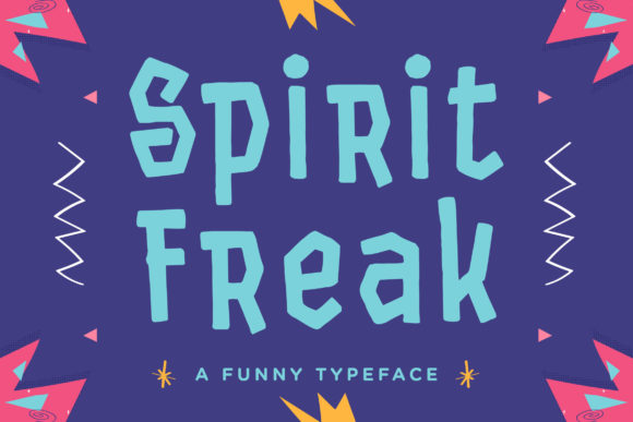 Spirit Freak: A Robotic Display Font for Modern Web Projects