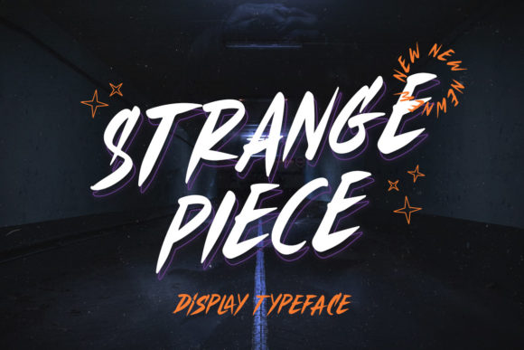 Strange Piece: A Modern Playful Font for Editorial Design