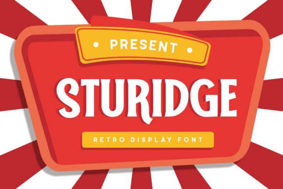 Sturidge Font for Bold and Retro Branding