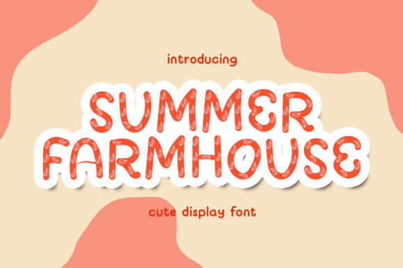 Summer Farmhouse Font for Creative Projects