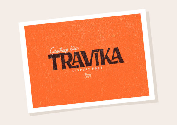 Travika Display Font for Handmade Creations