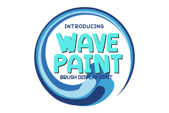 Wave Paint: A Display Font That Elevates Brand Visuals