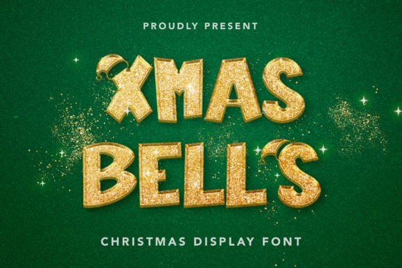 Xmas Bells Font for Festive Editorial Design